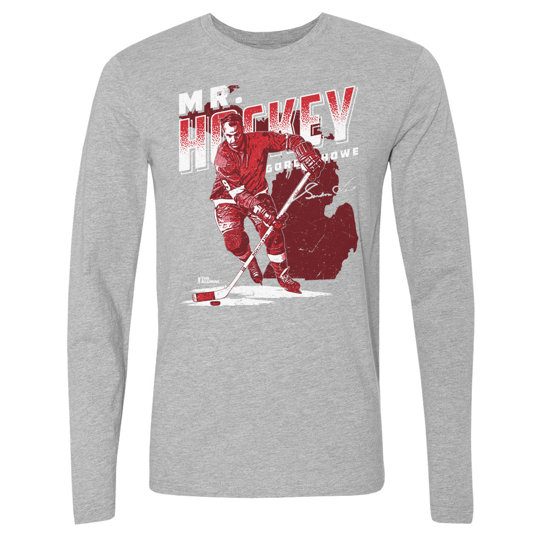Gordie Howe Men's Long Sleeve T-Shirt | 500 LEVEL