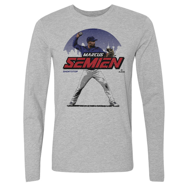 Marcus Semien Men's Long Sleeve T-Shirt | 500 LEVEL