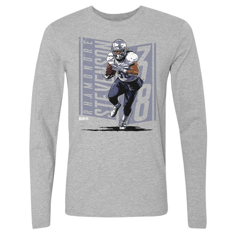 Rhamondre Stevenson Men's Long Sleeve T-Shirt | 500 LEVEL