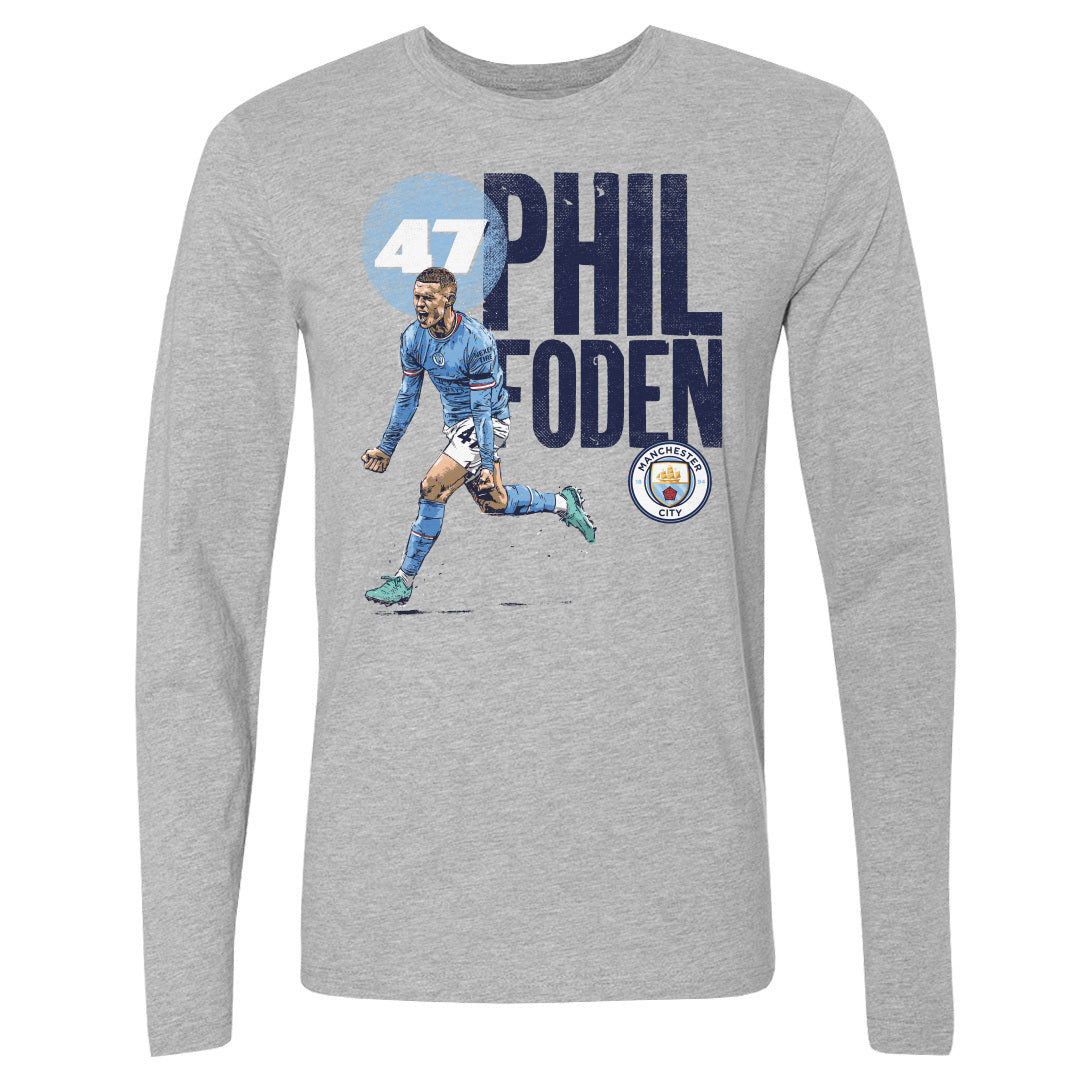 Phil Foden Men's Long Sleeve T-Shirt | 500 LEVEL