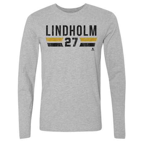 Hampus Lindholm Men's Long Sleeve T-Shirt | 500 LEVEL