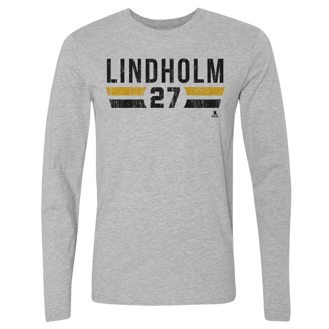 Hampus Lindholm Men&#39;s Long Sleeve T-Shirt | 500 LEVEL