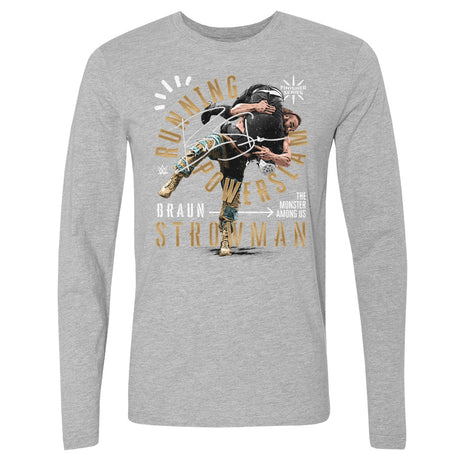 Braun Strowman Men's Long Sleeve T-Shirt | 500 LEVEL
