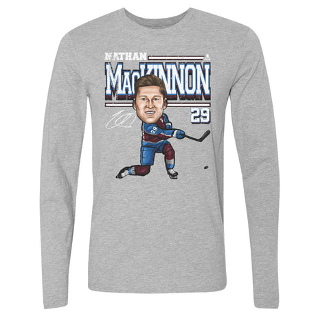 Nathan MacKinnon Men's Long Sleeve T-Shirt | 500 LEVEL