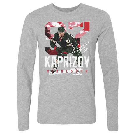 Kirill Kaprizov Men's Long Sleeve T-Shirt | 500 LEVEL