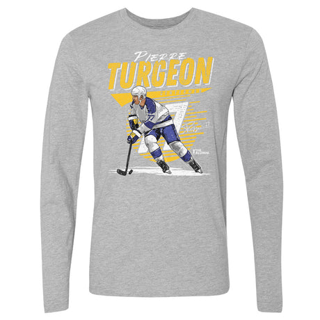 Pierre Turgeon Men's Long Sleeve T-Shirt | 500 LEVEL