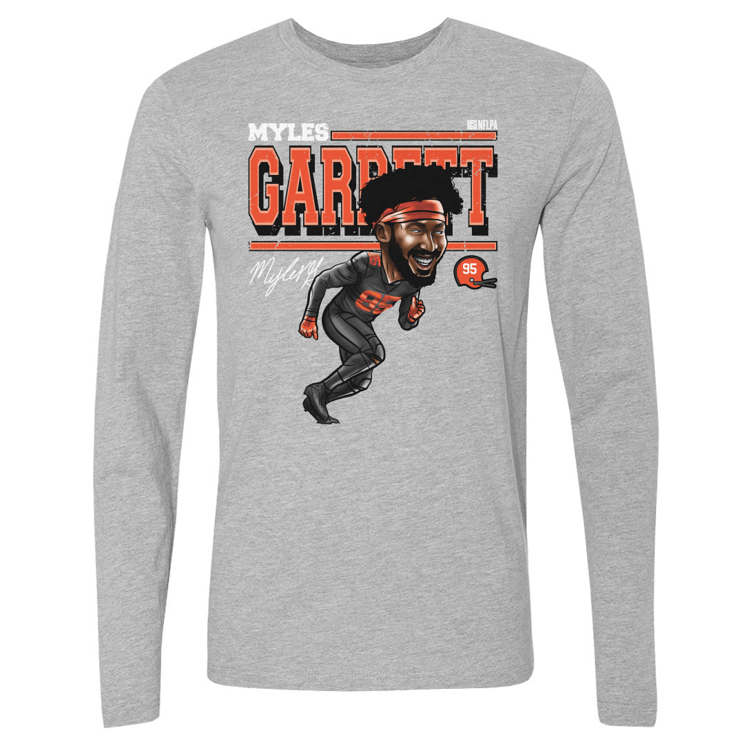 Myles Garrett Men's Long Sleeve T-Shirt | 500 LEVEL