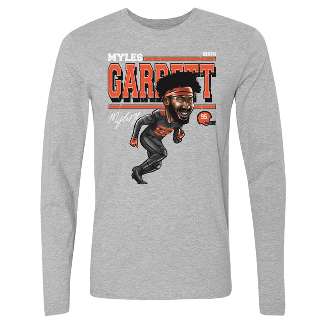 Myles Garrett Men's Long Sleeve T-Shirt | 500 LEVEL