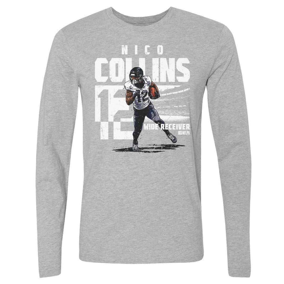 Nico Collins Men's Long Sleeve T-Shirt | 500 LEVEL