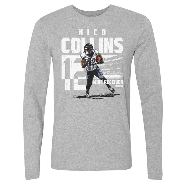 Nico Collins Men's Long Sleeve T-Shirt | 500 LEVEL