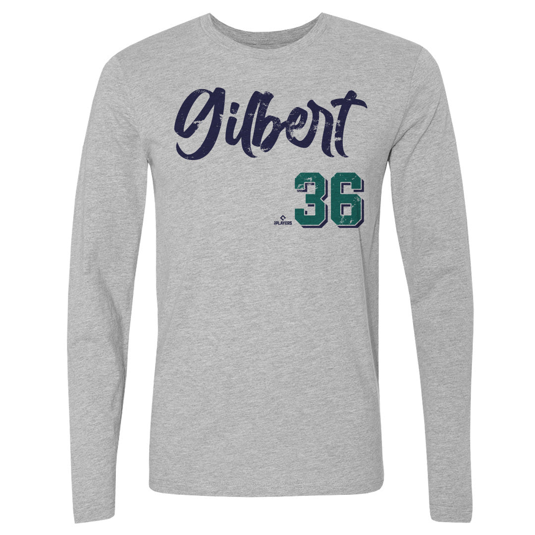 Logan Gilbert Men&#39;s Long Sleeve T-Shirt | 500 LEVEL