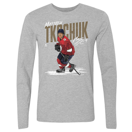 Matthew Tkachuk Men's Long Sleeve T-Shirt | 500 LEVEL