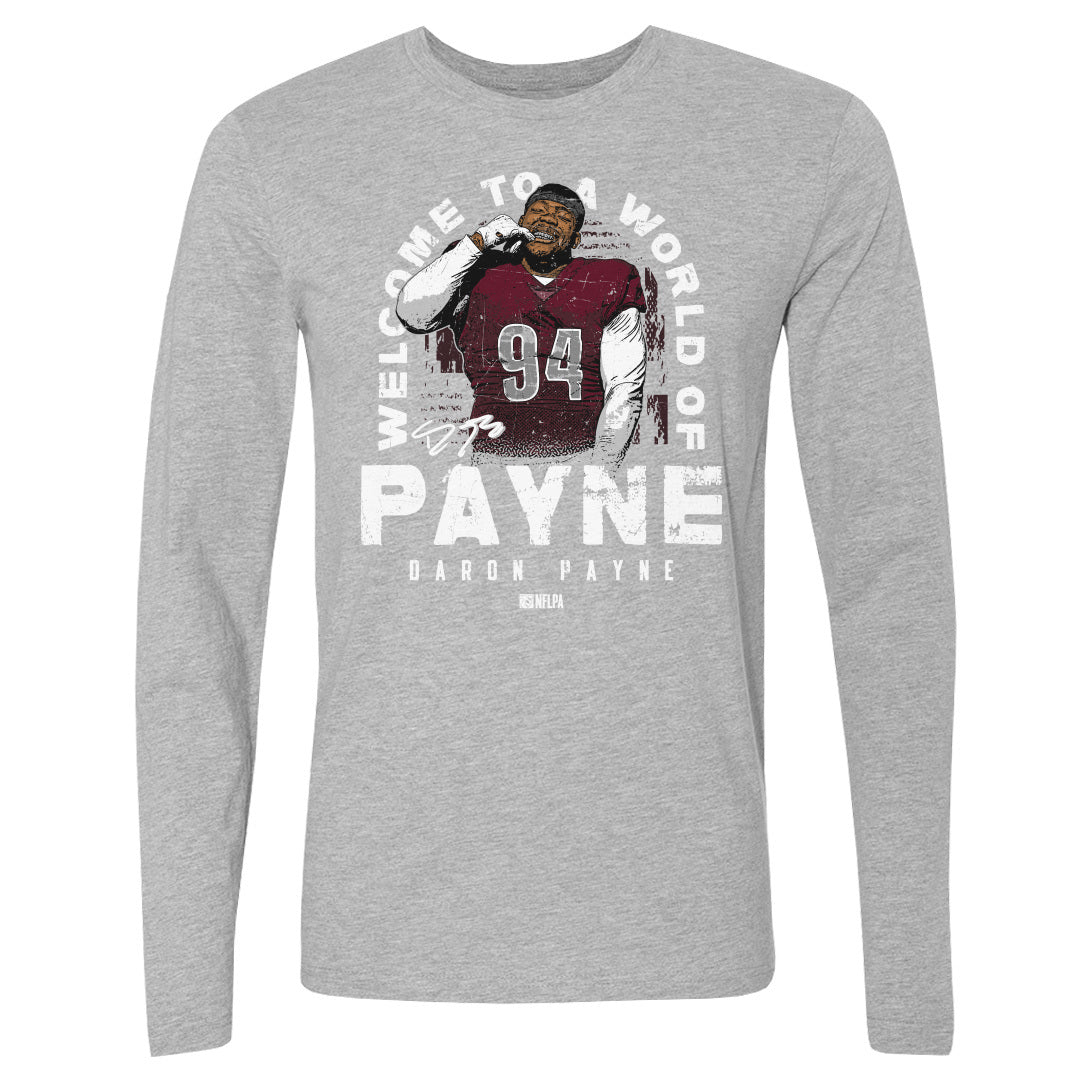 Daron Payne Men's Long Sleeve T-Shirt | 500 LEVEL