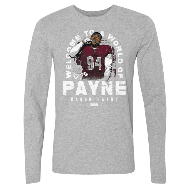 Daron Payne Men's Long Sleeve T-Shirt | 500 LEVEL
