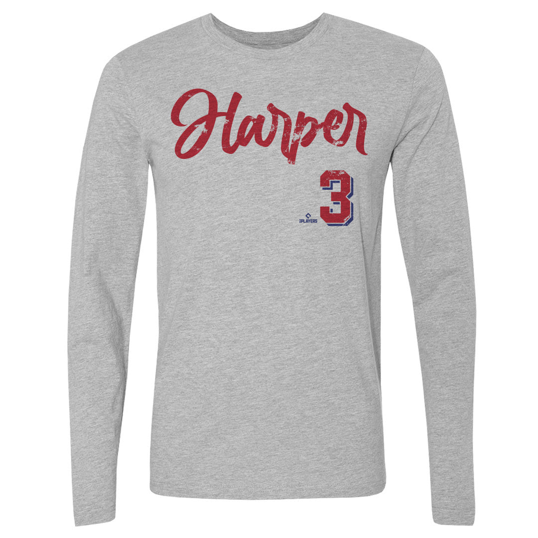 Bryce Harper Men's Long Sleeve T-Shirt | 500 LEVEL