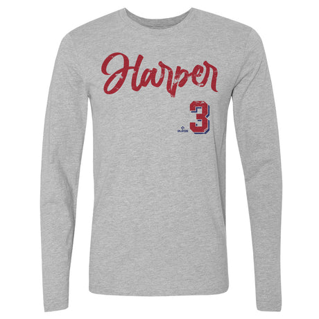 Bryce Harper Men's Long Sleeve T-Shirt | 500 LEVEL