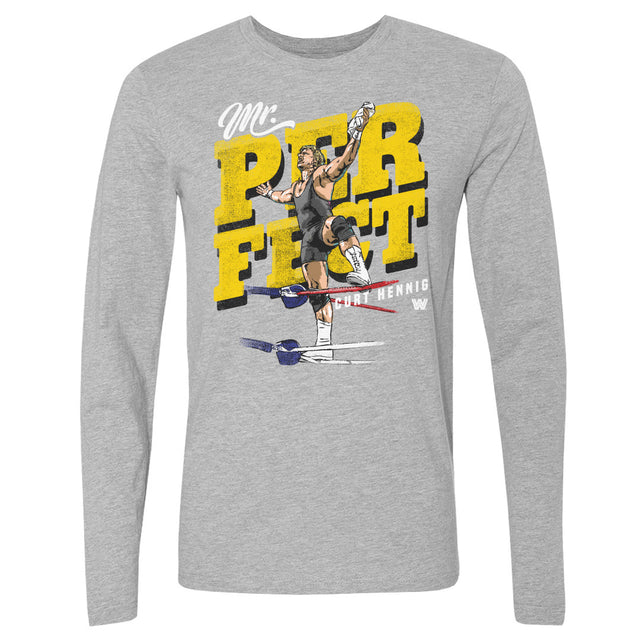 Mr. Perfect Men's Long Sleeve T-Shirt | 500 LEVEL