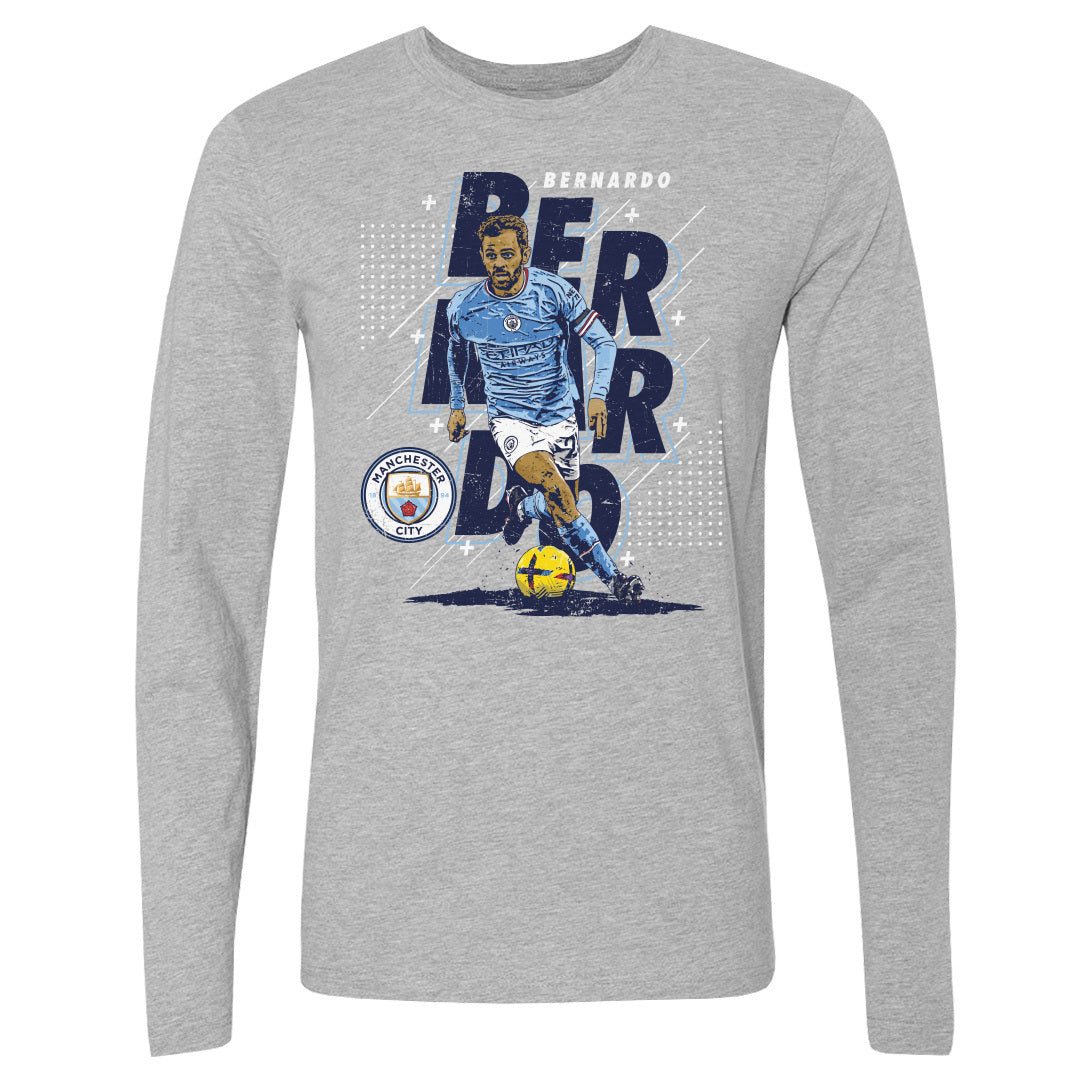 Bernardo Silva Men's Long Sleeve T-Shirt | 500 LEVEL