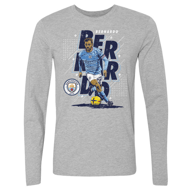 Bernardo Silva Men's Long Sleeve T-Shirt | 500 LEVEL