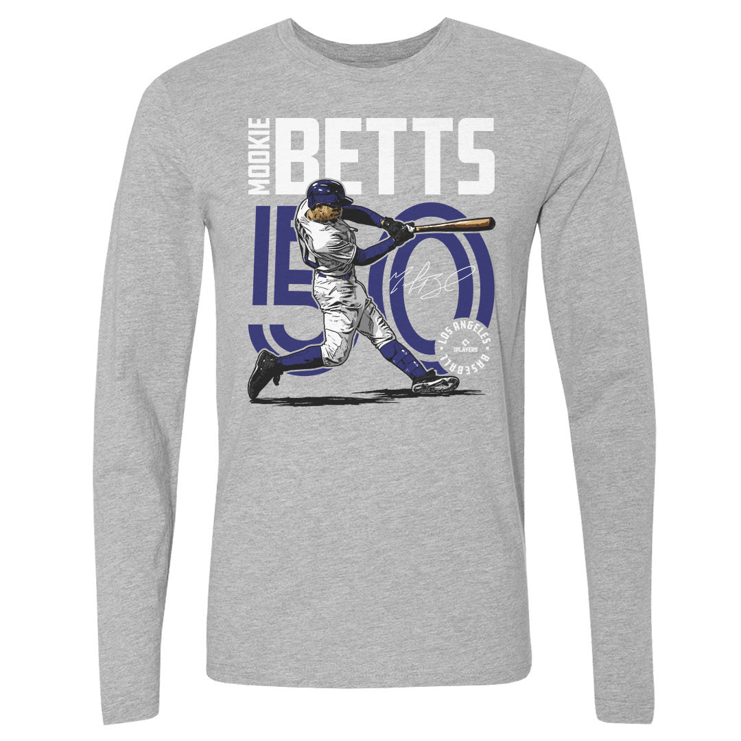 Mookie Betts Men&#39;s Long Sleeve T-Shirt | 500 LEVEL