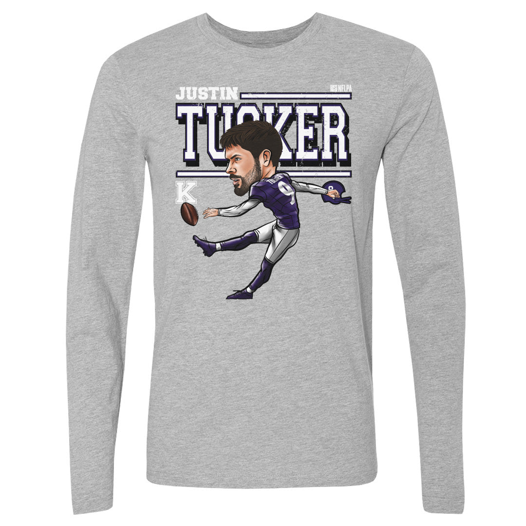 Justin Tucker Men&#39;s Long Sleeve T-Shirt | 500 LEVEL