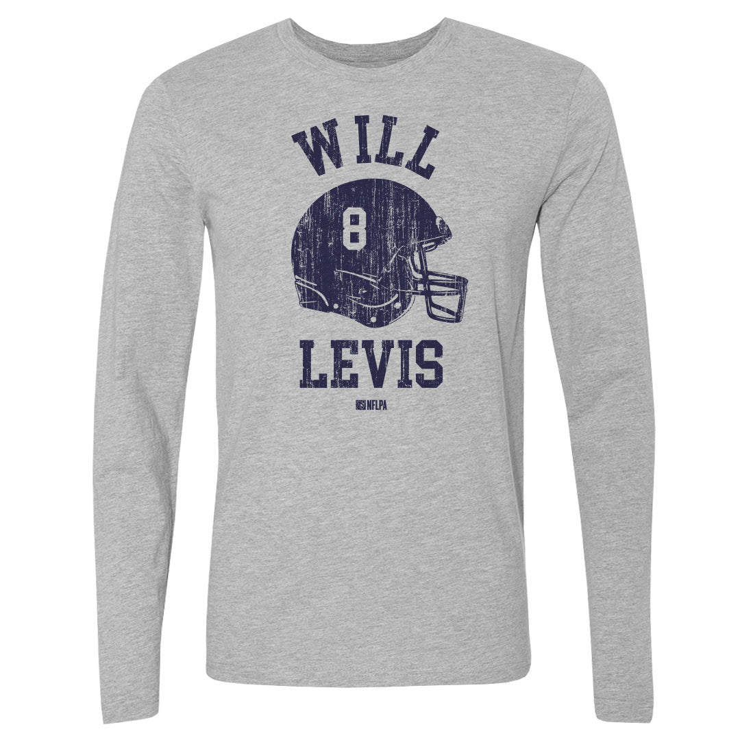 Will Levis Men's Long Sleeve T-Shirt | 500 LEVEL