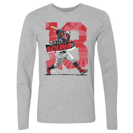 Ronald Acuna Jr. Men's Long Sleeve T-Shirt | 500 LEVEL