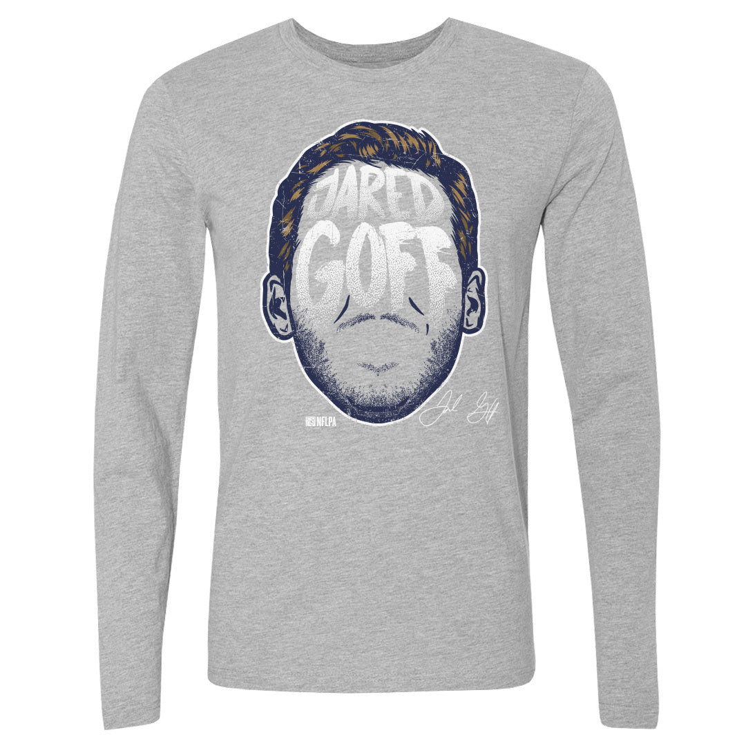 Jared Goff Men&#39;s Long Sleeve T-Shirt | 500 LEVEL