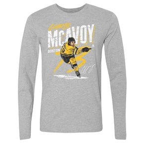 Charlie McAvoy Men's Long Sleeve T-Shirt | 500 LEVEL