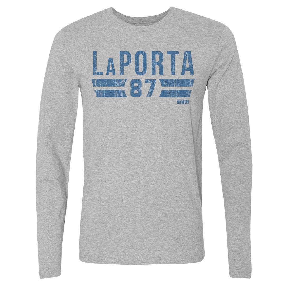 Sam LaPorta Men&#39;s Long Sleeve T-Shirt | 500 LEVEL