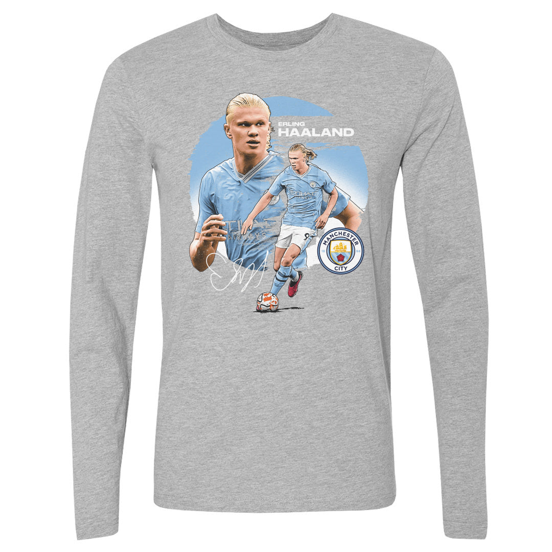 Erling Haaland Men's Long Sleeve T-Shirt | 500 LEVEL