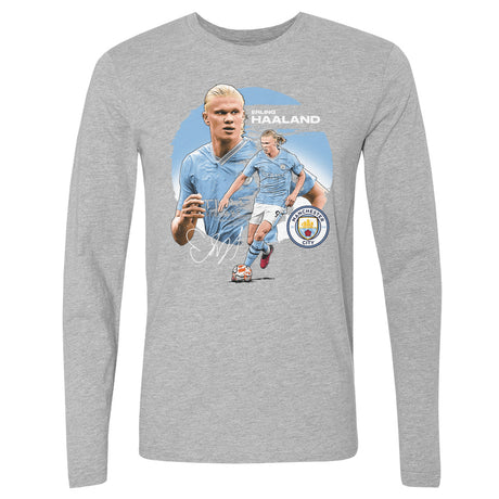 Erling Haaland Men's Long Sleeve T-Shirt | 500 LEVEL