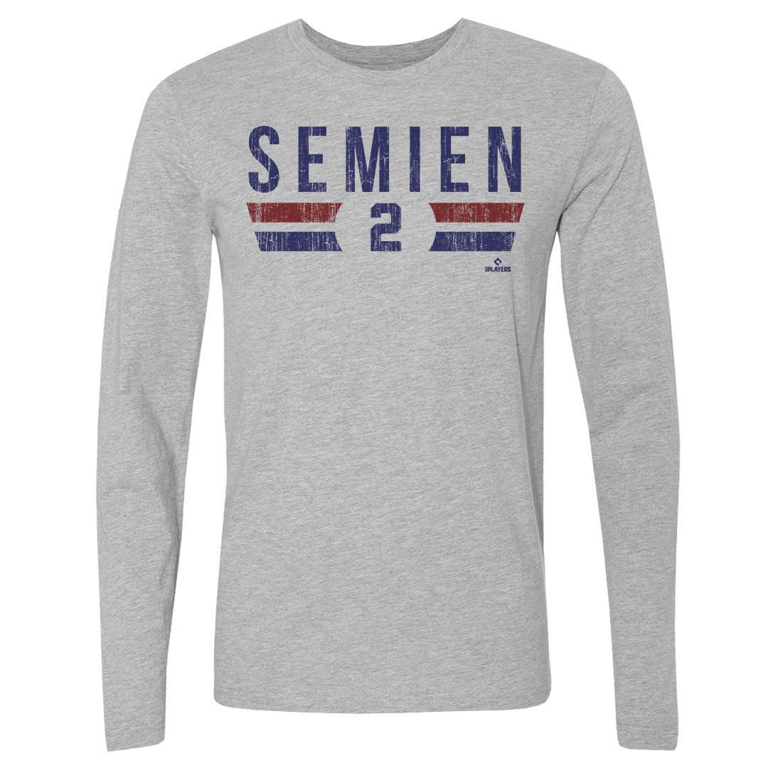 Marcus Semien Men's Long Sleeve T-Shirt | 500 LEVEL