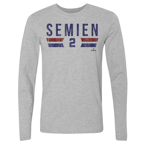 Marcus Semien Men's Long Sleeve T-Shirt | 500 LEVEL