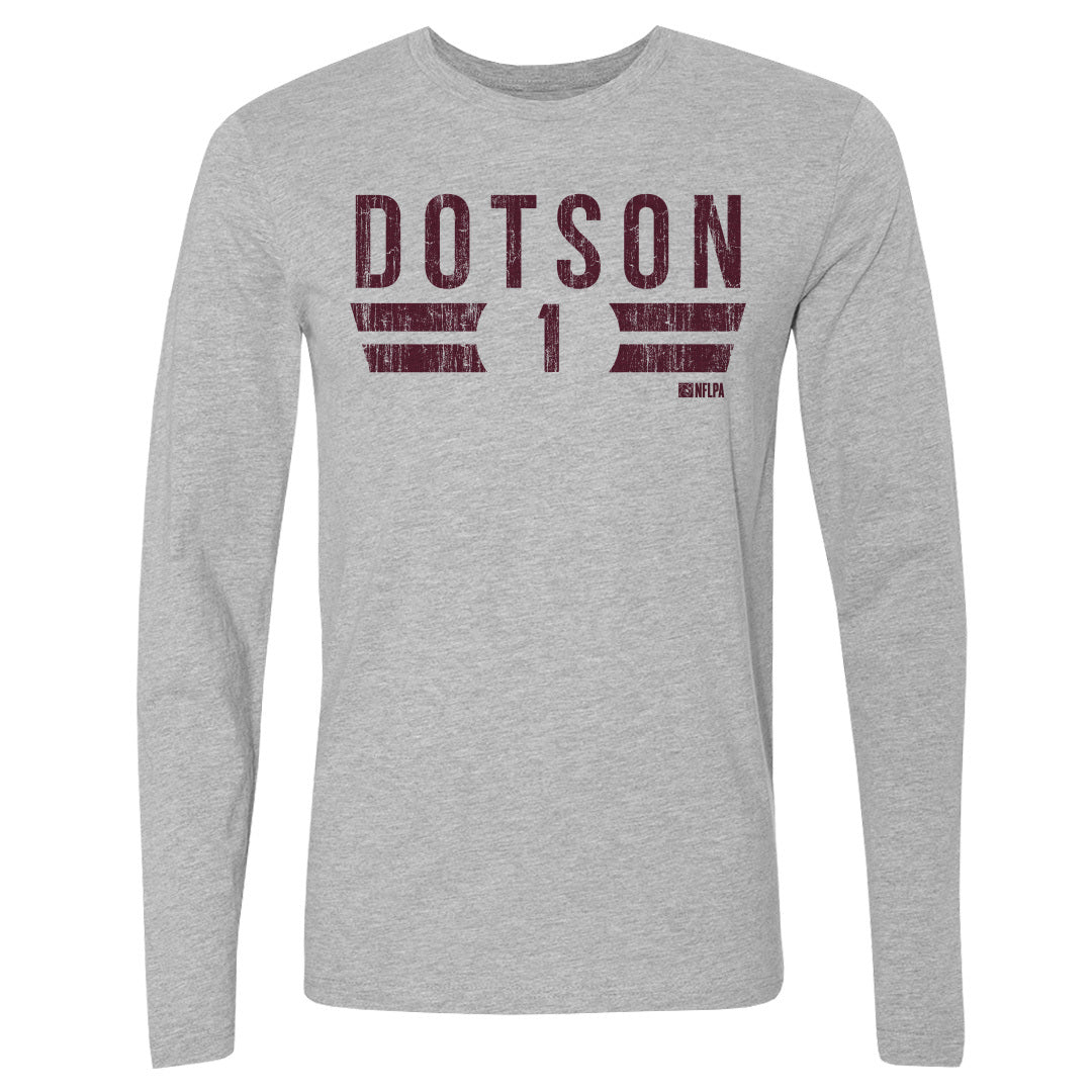 Jahan Dotson Men&#39;s Long Sleeve T-Shirt | 500 LEVEL