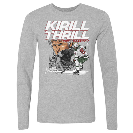 Kirill Kaprizov Men's Long Sleeve T-Shirt | 500 LEVEL