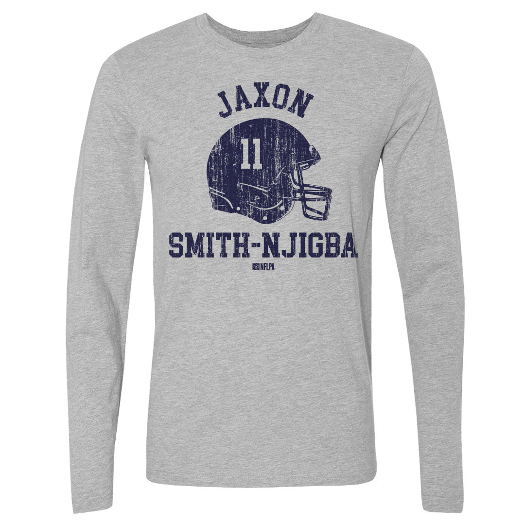 Jaxon Smith-Njigba Men's Long Sleeve T-Shirt | 500 LEVEL