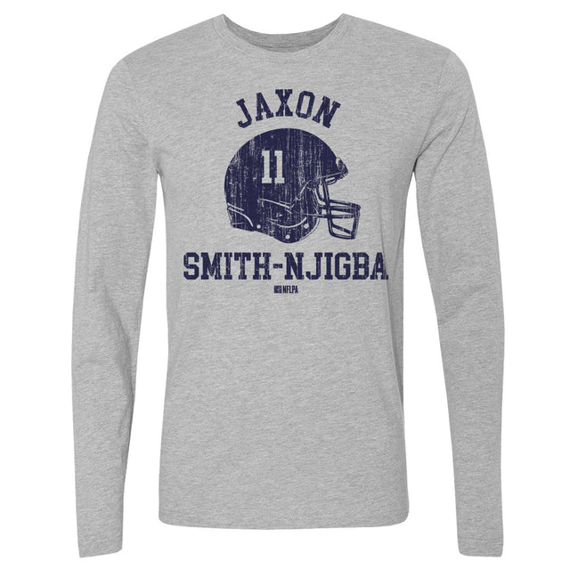 Jaxon Smith-Njigba Men's Long Sleeve T-Shirt | 500 LEVEL