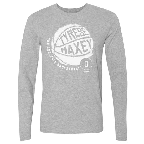 Tyrese Maxey Men's Long Sleeve T-Shirt | 500 LEVEL