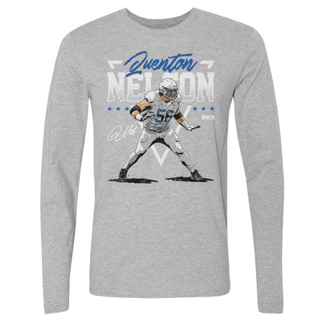 Quenton Nelson Men's Long Sleeve T-Shirt | 500 LEVEL