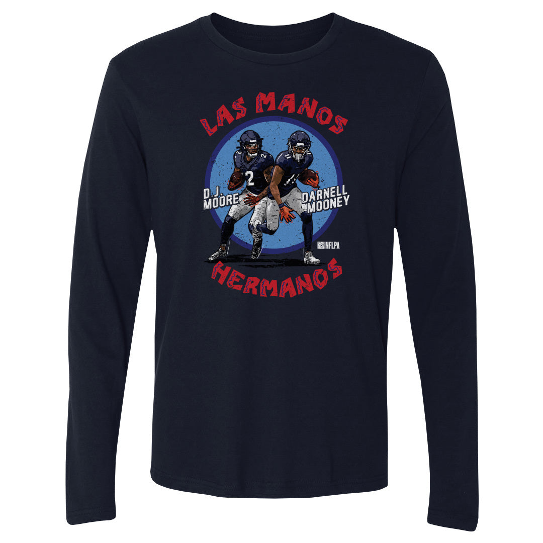 D.J. Moore Men's Long Sleeve T-Shirt | 500 LEVEL