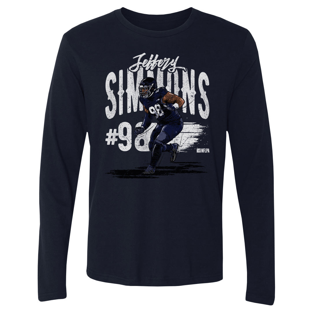 Jeffery Simmons Men's Long Sleeve T-Shirt | 500 LEVEL