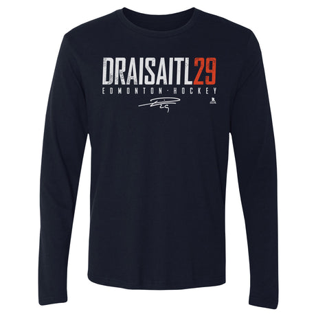 Leon Draisaitl Men's Long Sleeve T-Shirt | 500 LEVEL