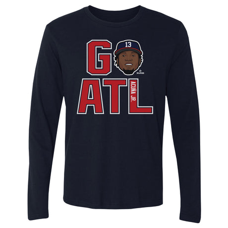 Ronald Acuna Jr. Men's Long Sleeve T-Shirt | 500 LEVEL