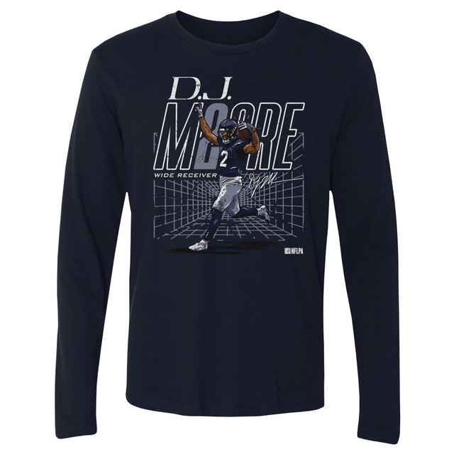 D.J. Moore Men's Long Sleeve T-Shirt | 500 LEVEL
