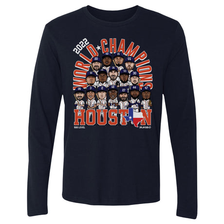 Houston Men's Long Sleeve T-Shirt | 500 LEVEL