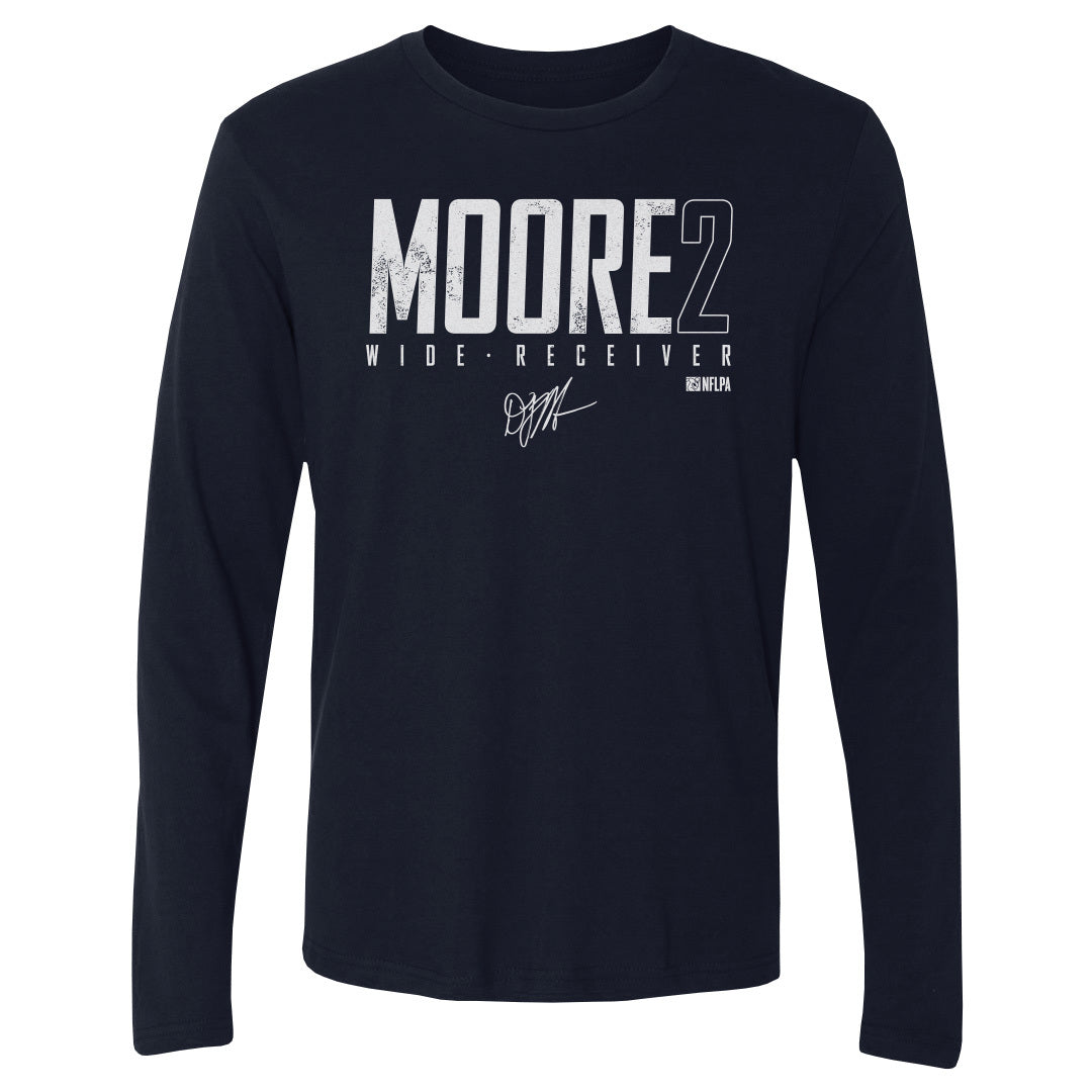 D.J. Moore Men&#39;s Long Sleeve T-Shirt | 500 LEVEL