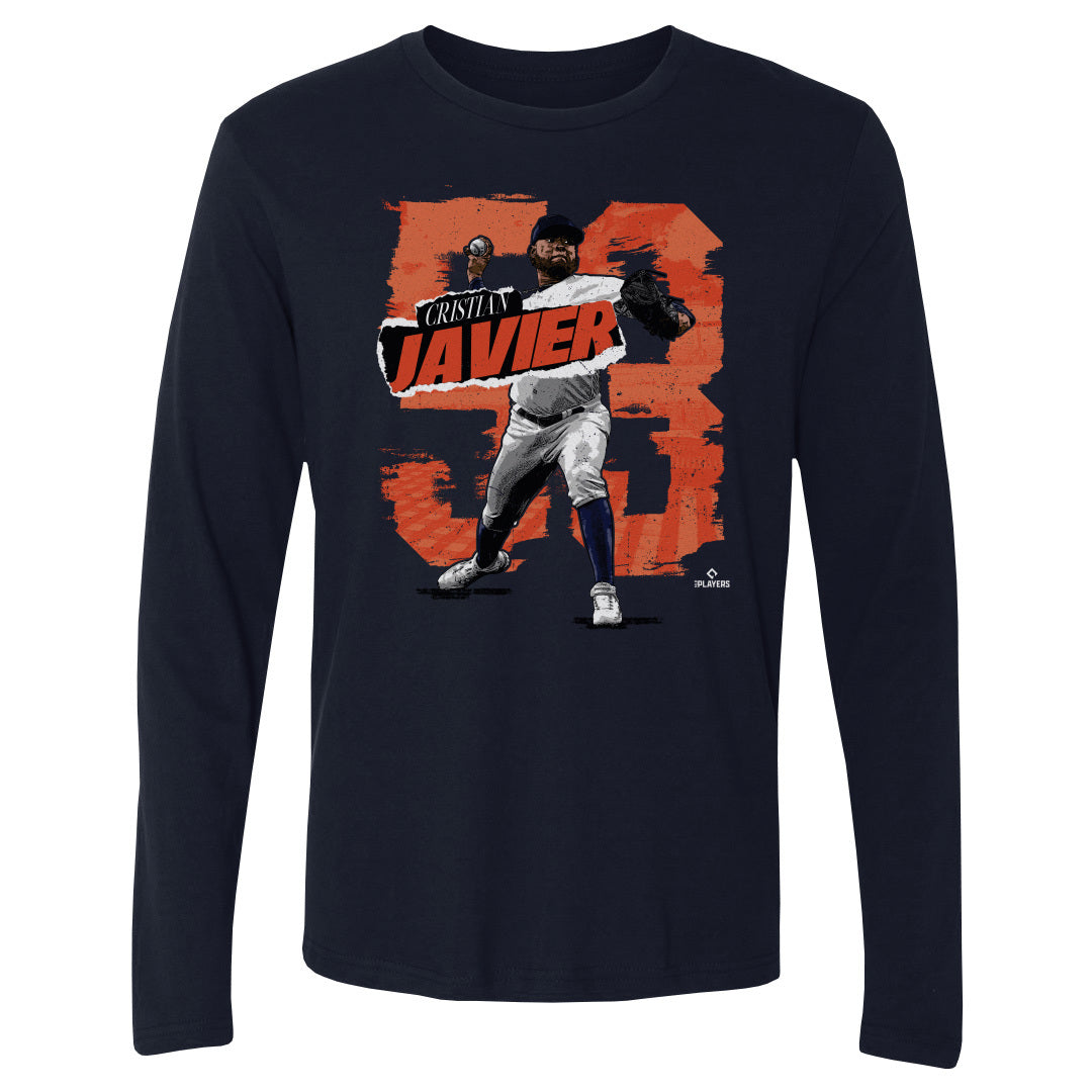 Cristian Javier Men's Long Sleeve T-Shirt | 500 LEVEL