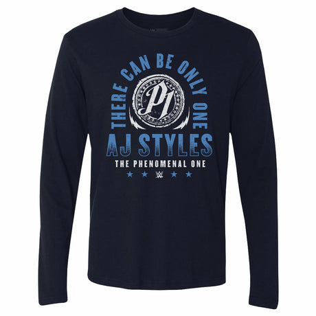 A.J. Styles Men's Long Sleeve T-Shirt | 500 LEVEL