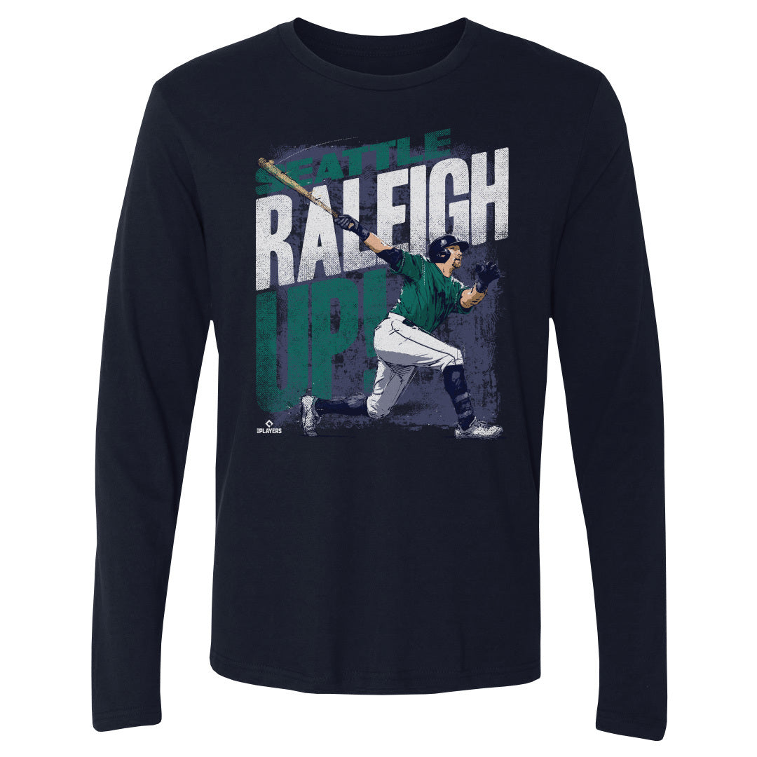 Cal Raleigh Men&#39;s Long Sleeve T-Shirt | 500 LEVEL